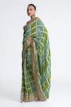 Naina Jain_Gharchola Banarasi Saree With Unstitched Blouse Fabric _Online_at_Aza_Fashions