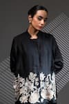 Ellemora Fashions_Black Thread Work Shirt & Pant Co-ord Set _Online_at_Aza_Fashions