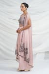 Shop_Ellemora Fashions_Floral Frenzy Embroidered Cape Skirt Set _Online_at_Aza_Fashions