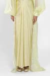 Buy_Ellemora Fashions_Lemon Luxe Pattern Draped Skirt Set 