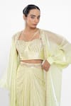 Shop_Ellemora Fashions_Lemon Luxe Pattern Draped Skirt Set 