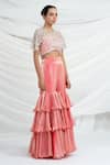 Shop_Ellemora Fashions_Jewel Whisper Embroidered Blouse & Palazzo Set _Online_at_Aza_Fashions