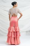 Shop_Ellemora Fashions_Jewel Whisper Embroidered Blouse & Palazzo Set _at_Aza_Fashions