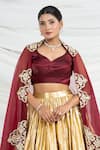 Shop_Ellemora Fashions_Royale Embroidered Blouse Lehenga Set _Online_at_Aza_Fashions