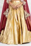 Buy_Ellemora Fashions_Royale Embroidered Blouse Lehenga Set 