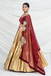 Shop_Ellemora Fashions_Royale Embroidered Blouse Lehenga Set 