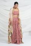 Ellemora Fashions_Printed Shrug Skirt Set _at_Aza_Fashions