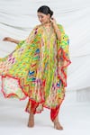 Buy_Ellemora Fashions_Geometrical Pattern Kaftan With Pant _at_Aza_Fashions