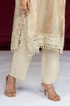 Buy_Ellemora Fashions_Multicolor Gold Tissue Kaftan Set _Online_at_Aza_Fashions