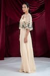Ellemora Fashions_Cappuccino Calm Embroidered Shrug Set _at_Aza_Fashions