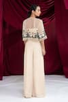 Ellemora Fashions_Cappuccino Calm Embroidered Shrug Set _Online_at_Aza_Fashions