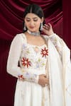 Shop_Ellemora Fashions_Shahi Safed Embroidered Anarkali With Dupatta _Online_at_Aza_Fashions