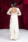 Ellemora Fashions_Shahi Safed Embroidered Anarkali With Dupatta _Online_at_Aza_Fashions