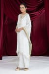 Ellemora Fashions_Chanderi Silk Kaftan & Pant Set _at_Aza_Fashions