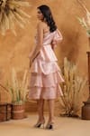 Shop_B'Infinite_Blush Ruffle Dress _at_Aza_Fashions