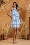 Buy_B'Infinite_Cotton Candy Layered Tulle Dress _at_Aza_Fashions