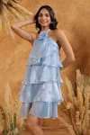 Buy_B'Infinite_Cotton Candy Layered Tulle Dress _Online_at_Aza_Fashions