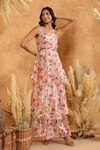 Buy_B'Infinite_Wallflower Tiered Gown _Online_at_Aza_Fashions