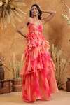 B'Infinite_Sunset Sorbet Ruffle Gown _at_Aza_Fashions