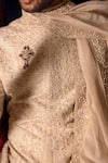 Buy_Dolly J_Aurenic Metallic Thread Embroidered Sherwani Set _Online_at_Aza_Fashions