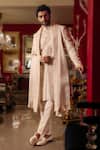 Buy_Dolly J_Taaren Threadwork Embroidered Sherwani Set _at_Aza_Fashions