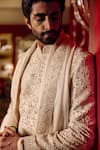 Dolly J_Taaren Threadwork Embroidered Sherwani Set _Online_at_Aza_Fashions