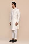 Buy_Aryavir Malhotra_Cream Cutdana Work Kurta & Pant Set _Online_at_Aza_Fashions