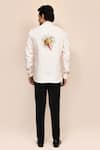 Shop_Aryavir Malhotra_Cream Linen Embroidery Animal Work Shirt _at_Aza_Fashions