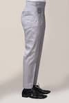 Aryavir Malhotra_Grey Cotton Lycra Pant _Online_at_Aza_Fashions