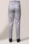 Buy_Aryavir Malhotra_Grey Cotton Lycra Pant _Online_at_Aza_Fashions