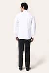 Shop_Aryavir Malhotra_White Half Sun Embroidered Shirt _at_Aza_Fashions