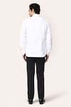 Shop_Aryavir Malhotra_White Giza Cotton Hand Work Shirt _at_Aza_Fashions