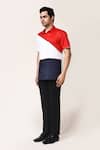 Shop_Aryavir Malhotra_Multicolour Plain Cotton Shirt _Online_at_Aza_Fashions