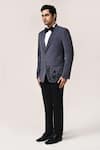 Aryavir Malhotra_Grey Embroidered Suit Set _at_Aza_Fashions