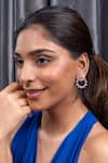Buy Ananta Jewels Silver Plated Triangles And Diamonds Earrings at Aza Fashions Buy_Ananta Jewels_Silver Plated Triangles And Diamonds Earrings _at_Aza_Fashions