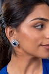 Ananta Jewels_Blue Stones Sapphire Studs _Online_at_Aza_Fashions