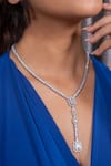Ananta Jewels_Silver Plated Twin Princess Necklace _Online_at_Aza_Fashions