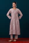 Buy_Anantaa By Roohi_Moon Embroidered Kurta & Pant Set _at_Aza_Fashions