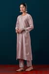 Shop_Anantaa By Roohi_Moon Embroidered Kurta & Pant Set _Online_at_Aza_Fashions