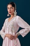 Anantaa By Roohi_Yoke Embroidered Anarkali With Pant _Online_at_Aza_Fashions