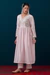 Buy_Anantaa By Roohi_Yoke Embroidered Anarkali With Pant 