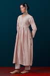 Shop_Anantaa By Roohi_Floral Placement Embroidered Anarkali With Pant _Online_at_Aza_Fashions