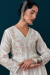 Anantaa By Roohi_Embroidered Gathered Anarkali With Pant _at_Aza_Fashions