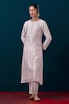 Buy_Anantaa By Roohi_Flower Embroidered Kurta With Pant _at_Aza_Fashions