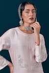 Shop_Anantaa By Roohi_Flower Embroidered Kurta With Pant _Online_at_Aza_Fashions
