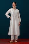 Buy_Anantaa By Roohi_Florette Embroidered Kurta & Pant Set _at_Aza_Fashions