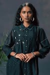 Shop_Arcvsh By Pallavi Singh_Green Lace Embroidered Shirt & Pant Set _Online_at_Aza_Fashions