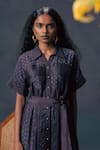 Buy_Arcvsh By Pallavi Singh_Lavender Lace Dress  _Online_at_Aza_Fashions