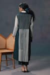 Shop_Arcvsh By Pallavi Singh_Green Embroidered Jacket Pant Set _at_Aza_Fashions