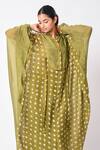 JAYATI GOENKA_Heena Block Print Kaftan Set _Online_at_Aza_Fashions